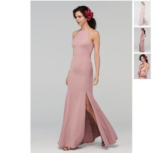 Altered Halter Split Skirt Mermaid Dress